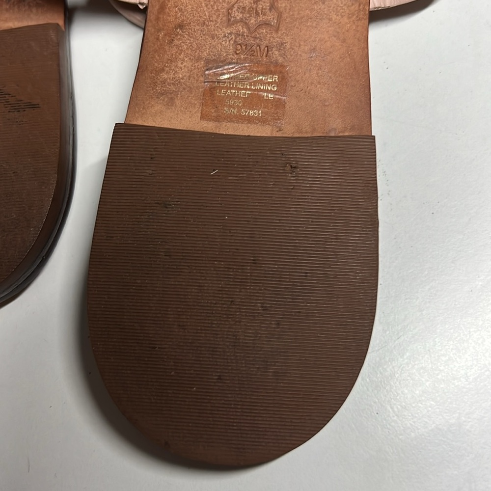 Tory Burch Miller Leather Sandals (Seashell Pink) Women’s Size 9.5 M - Picture 13 of 16